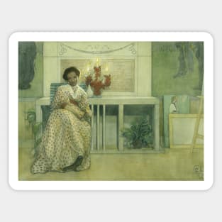 After the Prom by Carl Larsson Sticker